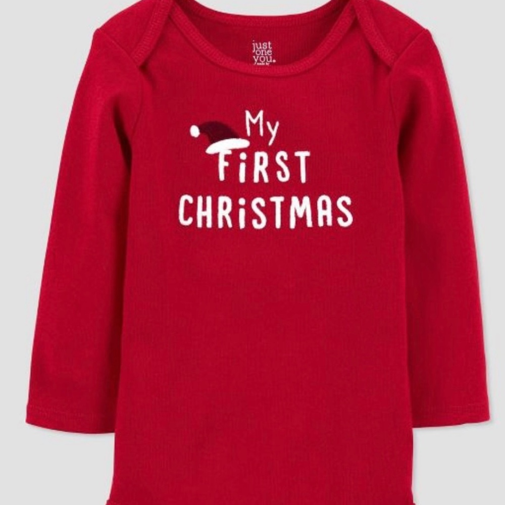 Baby 'My First Christmas' Bodysuit - Just One You® made by carter's Red